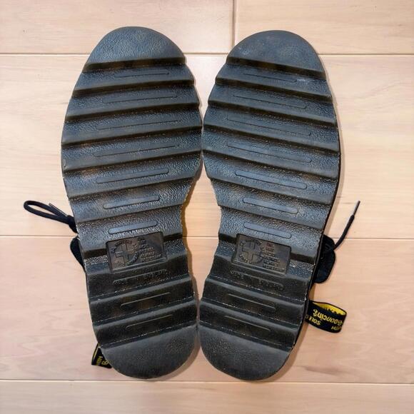 Dr Martens Vintage Made In England Black CF Stead Leather Boots Mens Size 7 - Picture 9 of 9